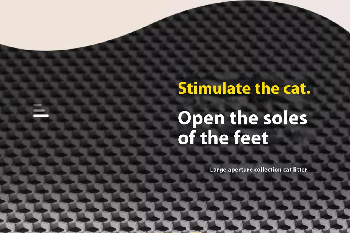 Cat Litter Mat Heavy Duty Waterproof 2 Layer Non Slip Washable Pet Floor Protector Litter Box Sand Stopper