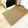 Cat Litter Mat Heavy Duty Waterproof 2 Layer Non Slip Washable Pet Floor Protector Litter Box Sand Stopper