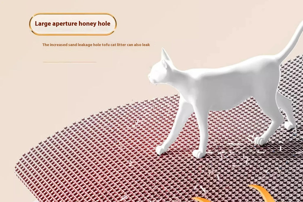 Cat Litter Mat Heavy Duty Waterproof 2 Layer Non Slip Washable Pet Floor Protector Litter Box Sand Stopper