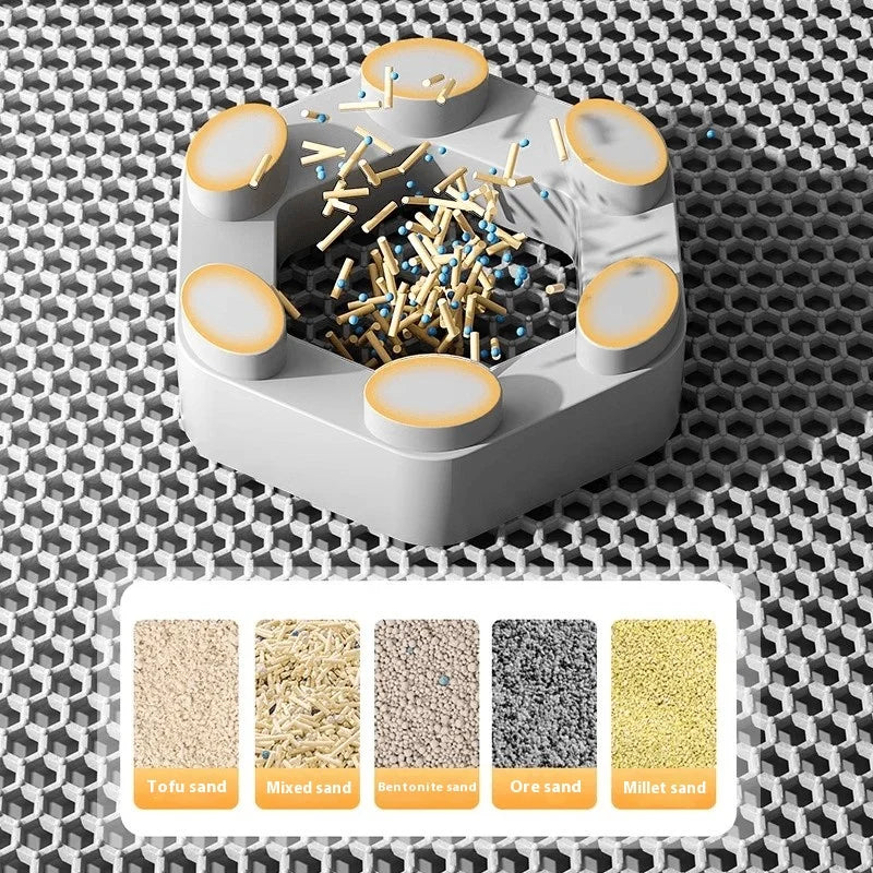 Cat Litter Mat Heavy Duty Waterproof 2 Layer Non Slip Washable Pet Floor Protector Litter Box Sand Stopper